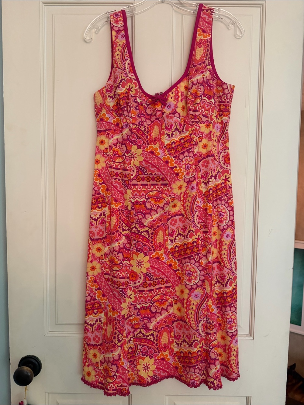 Nanette Lepore Pink Paisley Tank Dress
